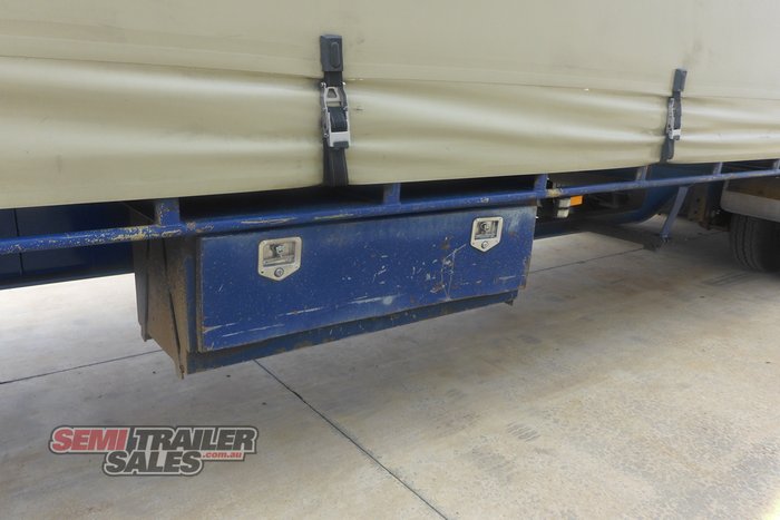 2008 Maxitrans 22 Pallet Dropdeck Curtainsider with Mezz Road Train Lead