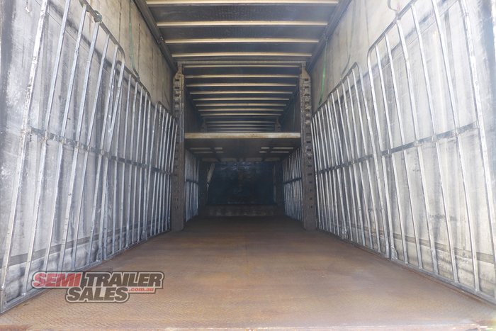 2008 Maxitrans 22 Pallet Dropdeck Curtainsider with Mezz Road Train Lead