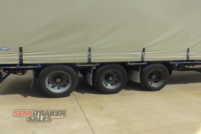 2008 Maxitrans 22 Pallet Dropdeck Curtainsider with Mezz Road Train Lead