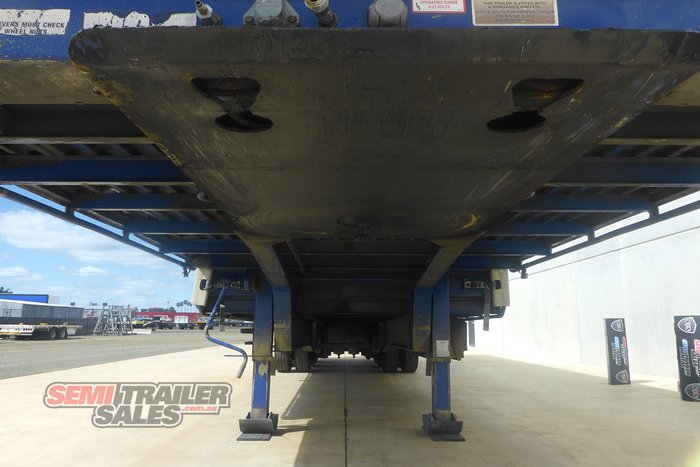 2008 Maxitrans 22 Pallet Dropdeck Curtainsider with Mezz Road Train Lead