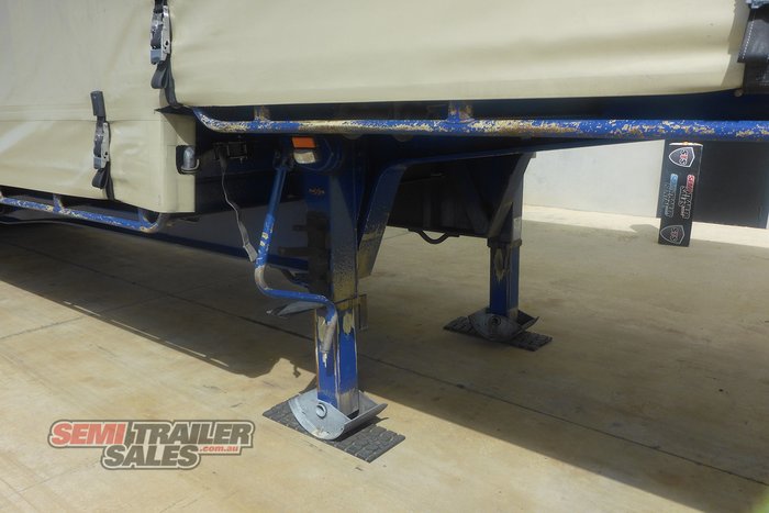 2008 Maxitrans 22 Pallet Dropdeck Curtainsider with Mezz Road Train Lead