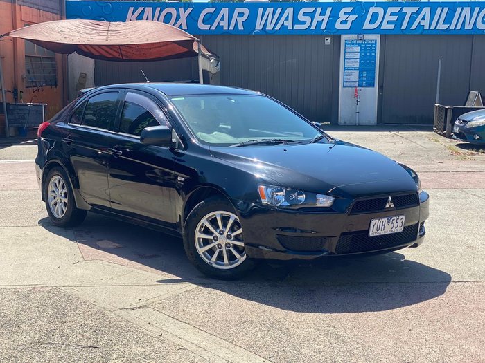 2011 Mitsubishi Lancer SX CJ MY11 Black