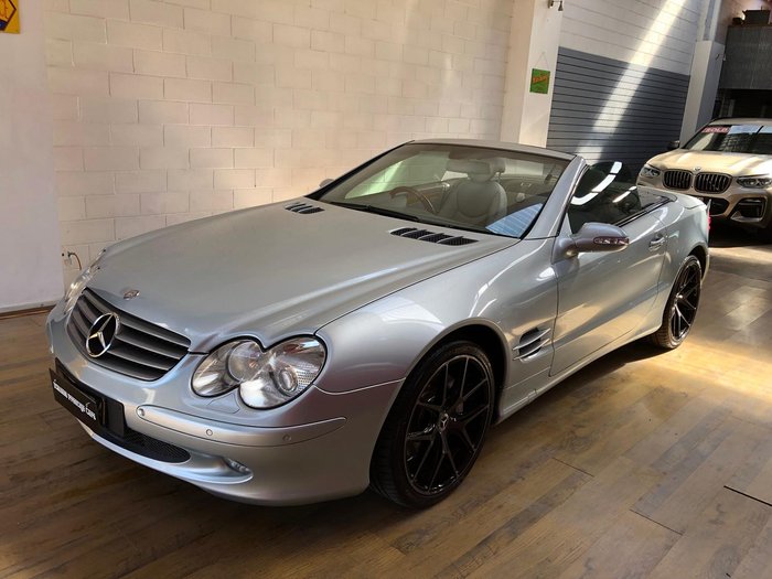 2003 Mercedes-Benz SL-Class SL500 R230 Tellurium Silver