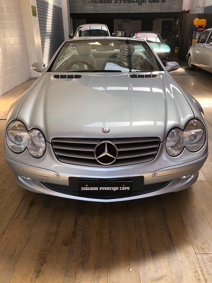2003 Mercedes-Benz SL-Class SL500 R230 Tellurium Silver