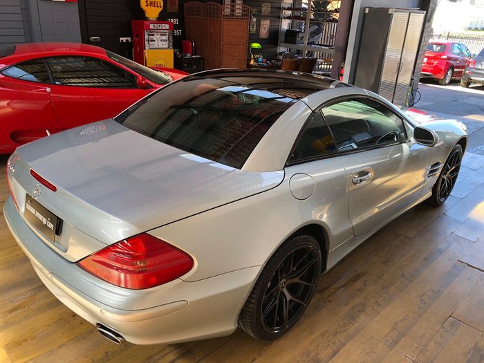 2003 Mercedes-Benz SL-Class SL500 R230 Tellurium Silver