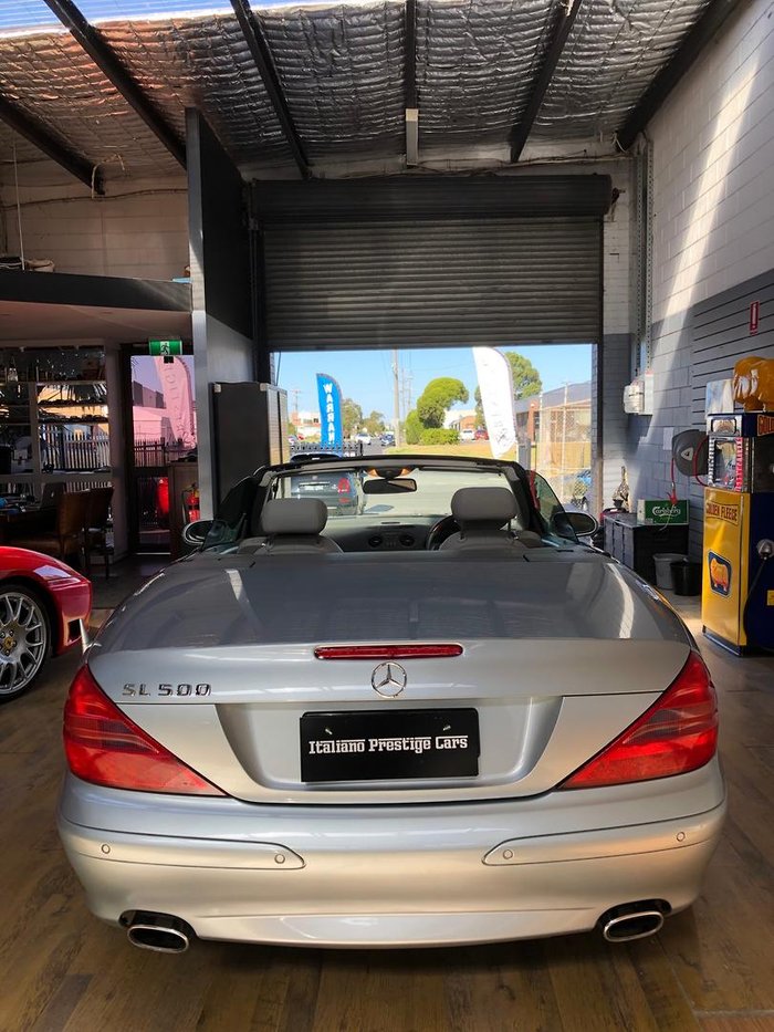 2003 Mercedes-Benz SL-Class SL500 R230 Tellurium Silver