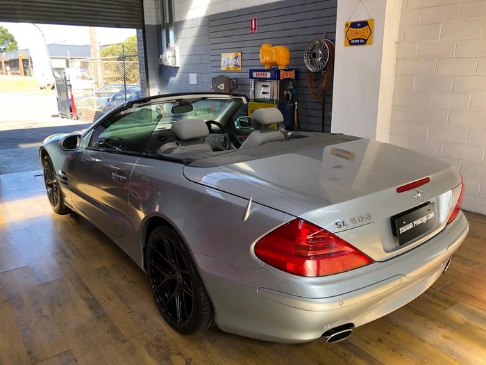 2003 Mercedes-Benz SL-Class SL500 R230 Tellurium Silver