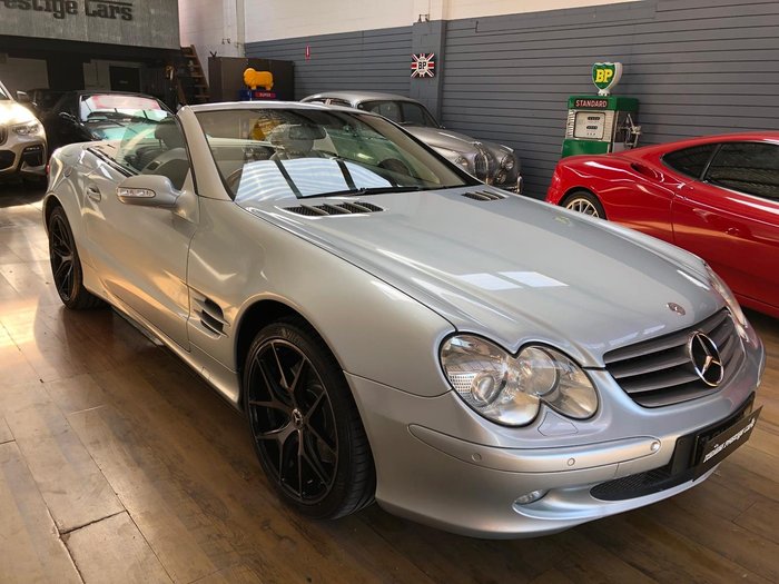 2003 Mercedes-Benz SL-Class SL500 R230 Tellurium Silver