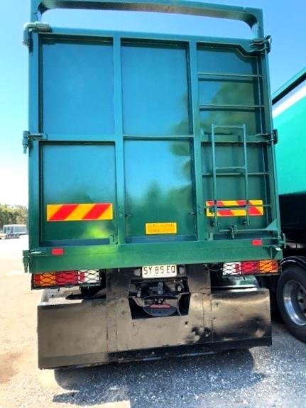 2014 Freightmaster Hardox Chassis Tipper Green