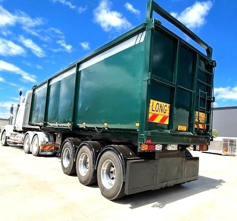 2014 Freightmaster Hardox Chassis Tipper Green