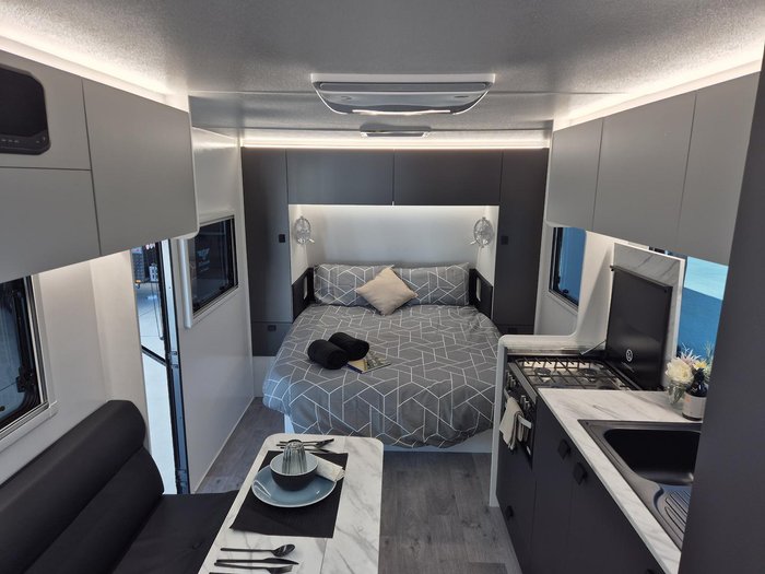 2025 New Age Caravans 21' Road Owl Expedition Family Bunk