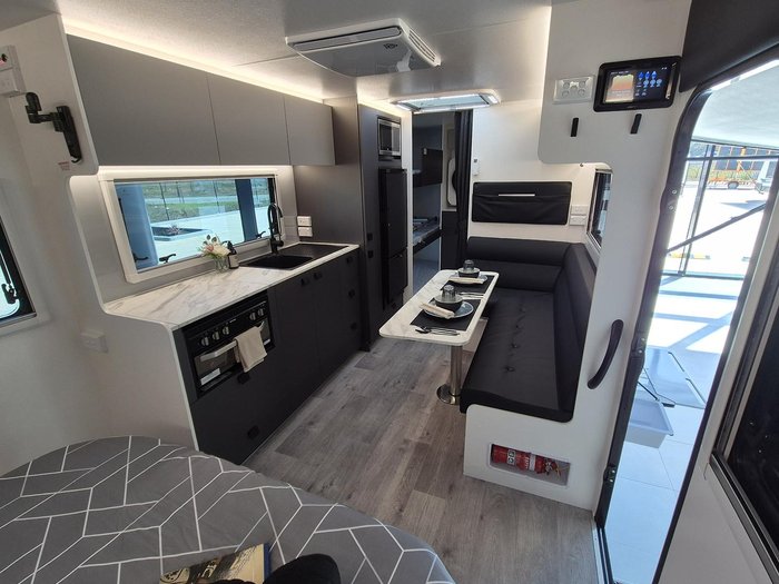 2025 New Age Caravans 21' Road Owl Expedition Family Bunk