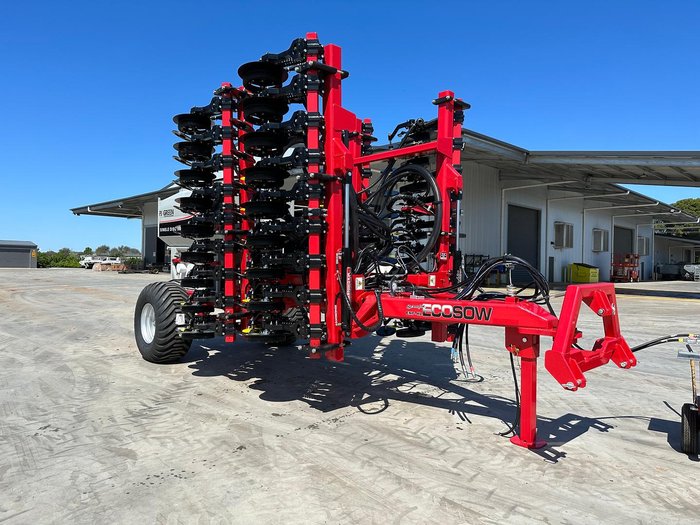 0 Serafin Ecosow 632 Single Disc Seeder New RED
