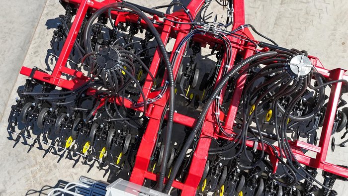 0 Serafin Ecosow 632 Single Disc Seeder New RED