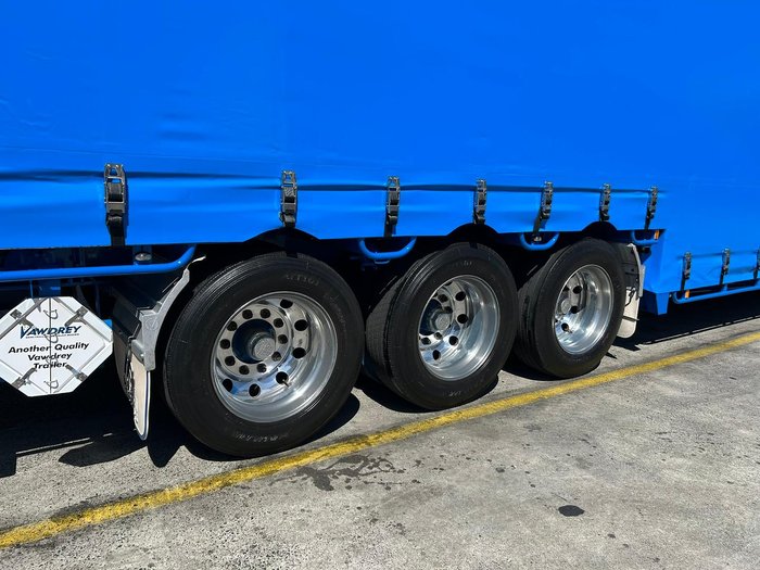 2018 Vawdrey St3 36 Pallet Double Drop Deck Full Mezz 4.3 Blue