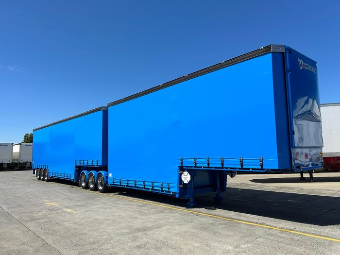 2018 Vawdrey St3 36 Pallet Double Drop Deck Full Mezz 4.3 Blue