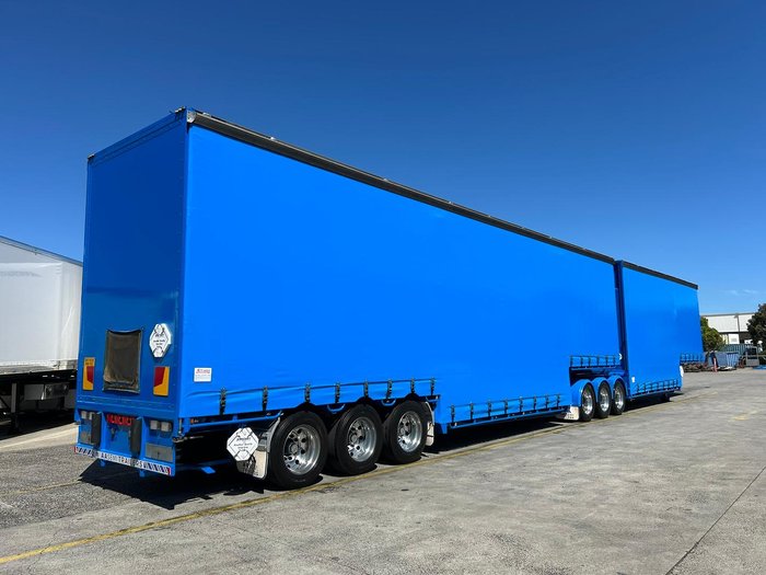 2018 Vawdrey St3 36 Pallet Double Drop Deck Full Mezz 4.3 Blue