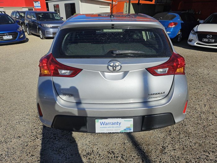 2013 Toyota Corolla Ascent ZRE182R Silver Pearl