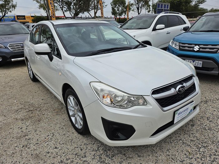 2013 Subaru Impreza 2.0i G4 MY13 AWD Satin White Pearl