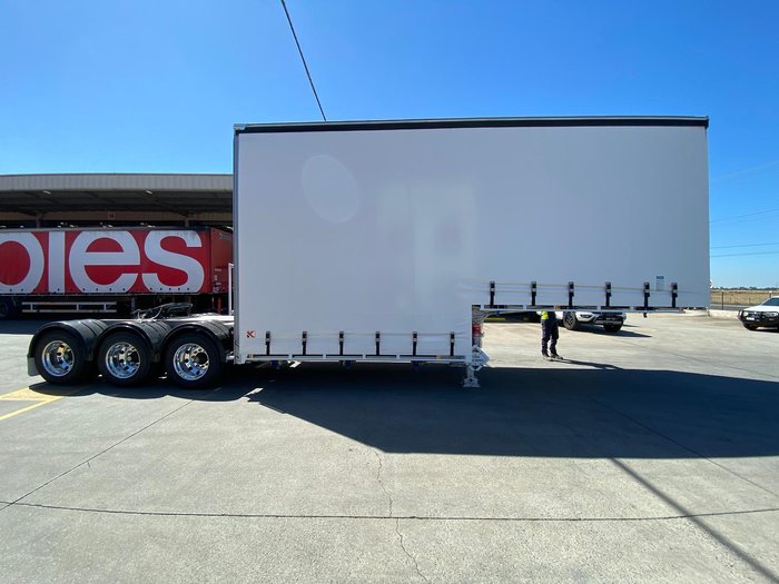 2025 Krueger 34P Double Drop Mezzanine B Double Combination White