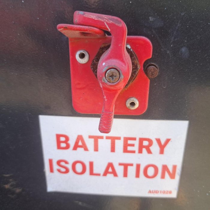 2021 Global Power and Air GPS050 7 Screw Air Compressor Red