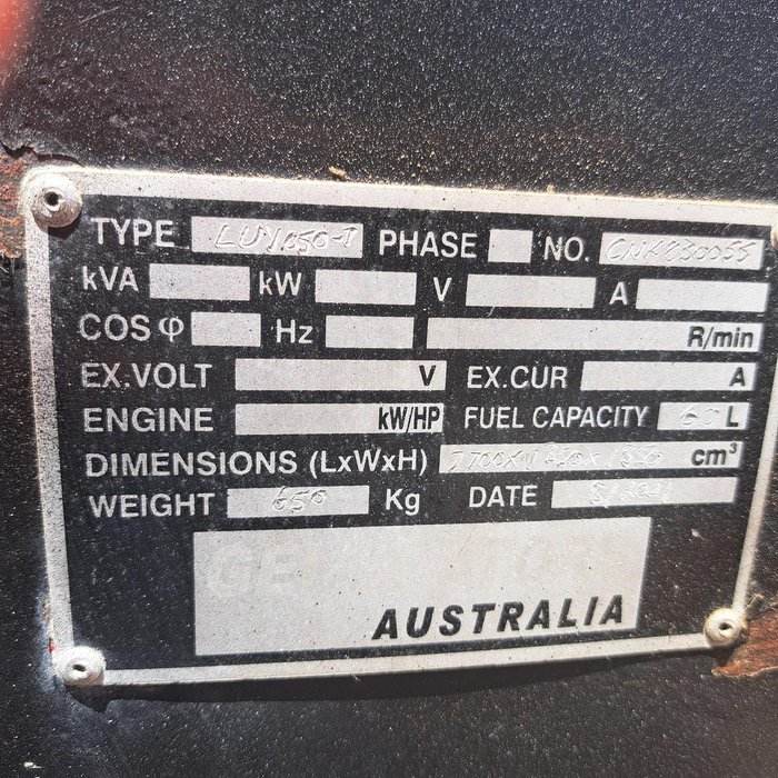 2021 Global Power and Air GPS050 7 Screw Air Compressor Red