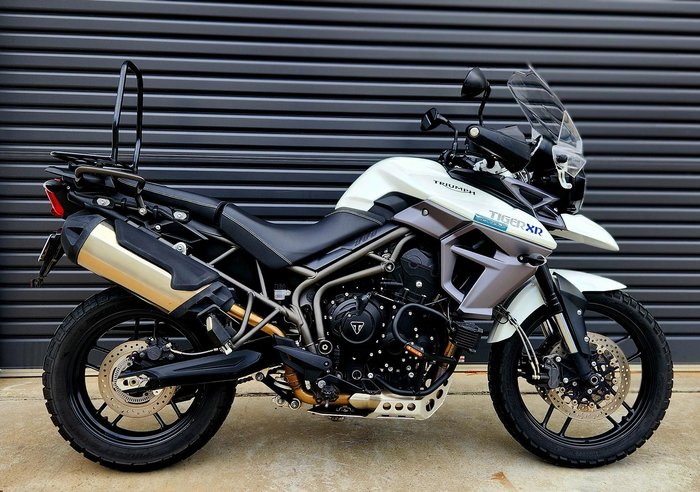 2016 Triumph Tiger 800 XR Tiger White