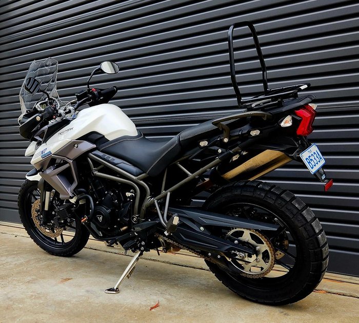 2016 Triumph Tiger 800 XR Tiger White