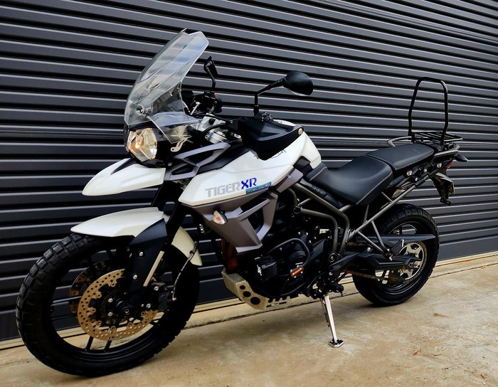 2016 Triumph Tiger 800 XR Tiger White