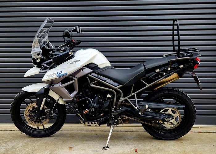 2016 Triumph Tiger 800 XR Tiger White