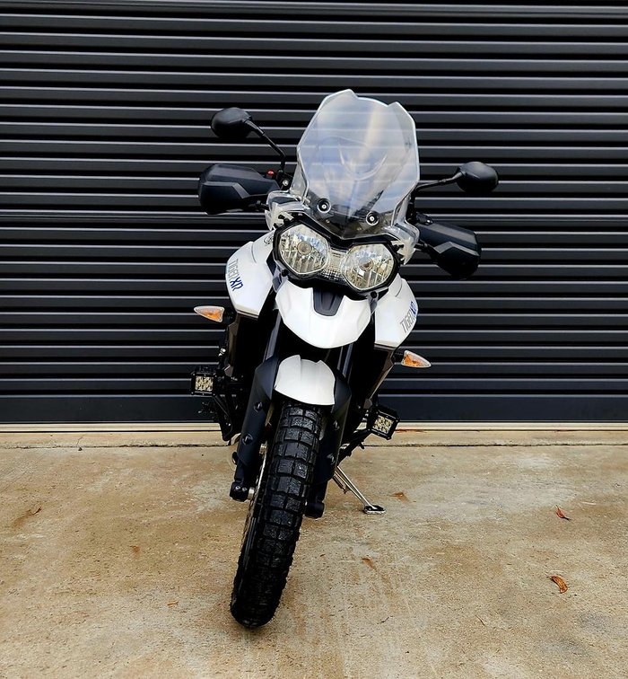 2016 Triumph Tiger 800 XR Tiger White