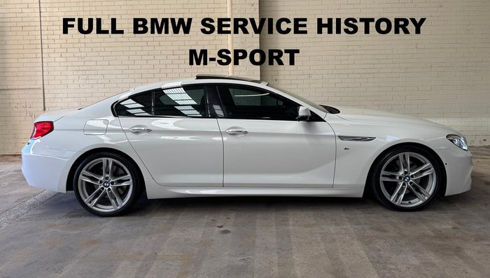 2017 BMW 6 Series 640i F06 LCI White