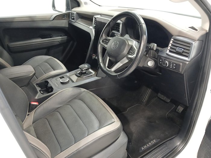 2024 Volkswagen Amarok TDI600 Style NF MY23 4X4 Constant Clear White