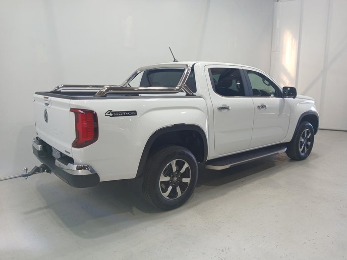 2024 Volkswagen Amarok TDI600 Style NF MY23 4X4 Constant Clear White