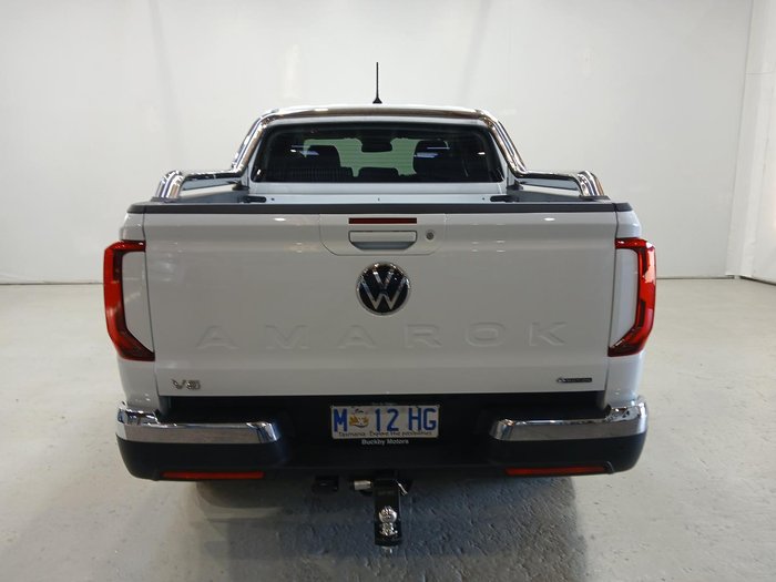 2024 Volkswagen Amarok TDI600 Style NF MY23 4X4 Constant Clear White