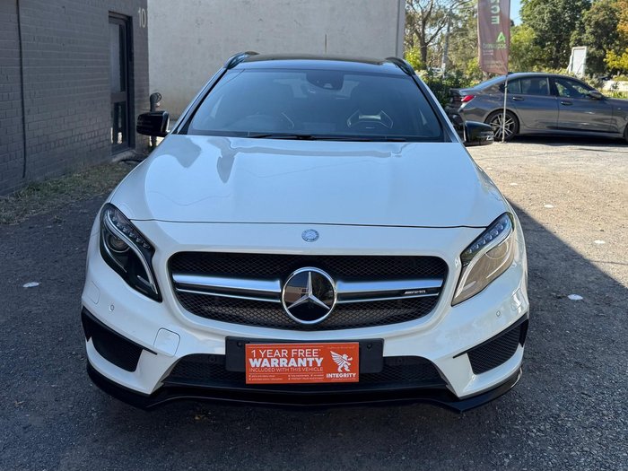 2014 Mercedes-Benz GLA-Class GLA45 AMG X156 Four Wheel Drive Cirrus White
