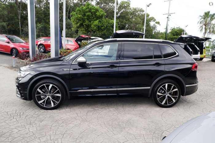2024 Volkswagen Tiguan 162TSI R-Line Allspace 5N MY24 Four Wheel Drive Deep Black