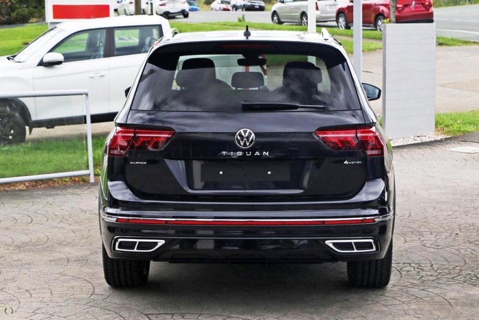 2024 Volkswagen Tiguan 162TSI R-Line Allspace 5N MY24 Four Wheel Drive Deep Black