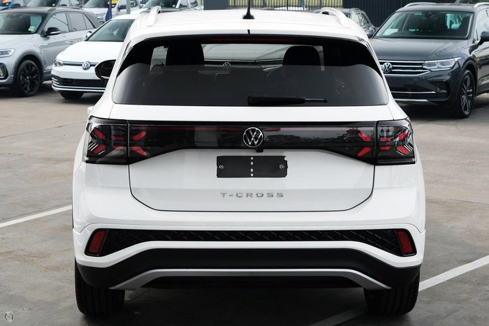 2024 Volkswagen T-Cross 85TSI R-Line D31 MY24 Pure White