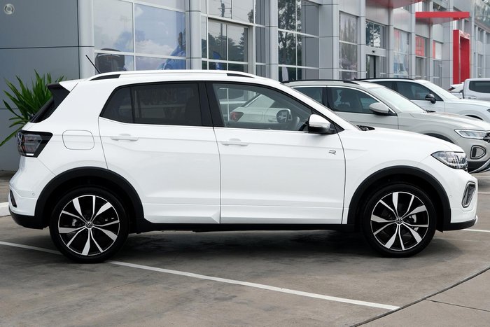 2024 Volkswagen T-Cross 85TSI R-Line D31 MY24 Pure White