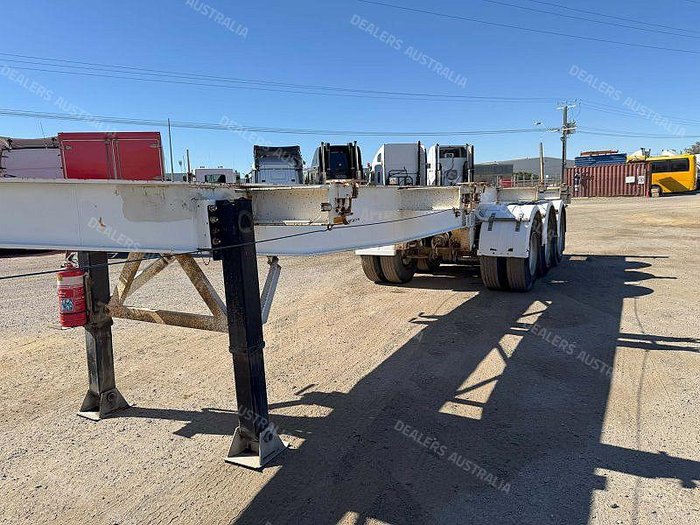 1998 TOS Transport Triaxle Skel