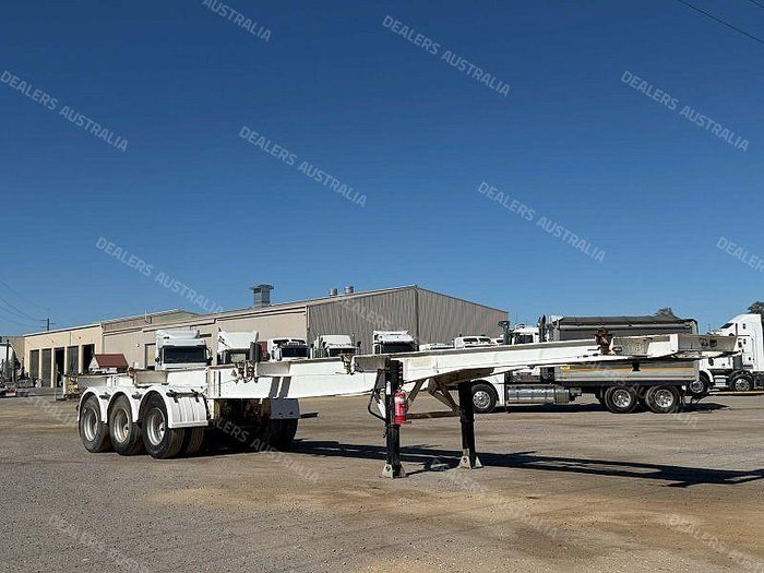 1998 TOS Transport Triaxle Skel