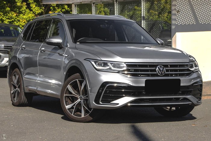 2024 Volkswagen Tiguan 162TSI R-Line Allspace 5N MY24 Four Wheel Drive Pyrite Silver