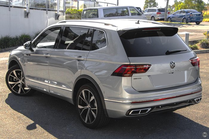 2024 Volkswagen Tiguan 162TSI R-Line Allspace 5N MY24 Four Wheel Drive Pyrite Silver
