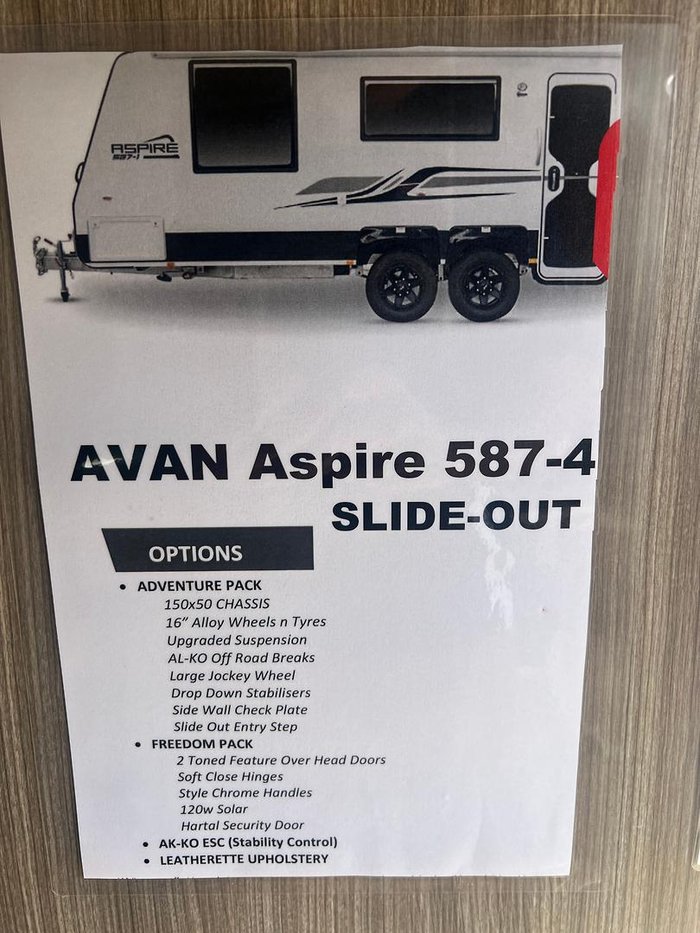 2026 Avan Aspire 587-4 Slide Out