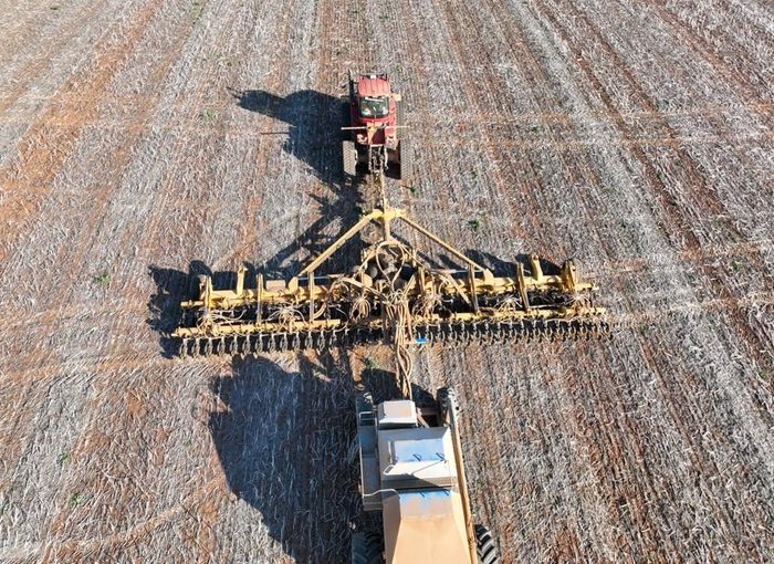 0 SERAFIN ULTISOW FORWARD FOLD S1872 SINGLE DISC SEEDER USED YELLOW