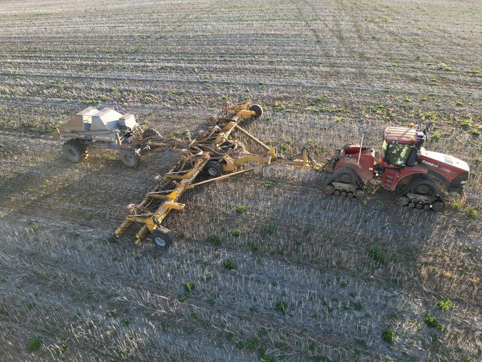 0 SERAFIN ULTISOW FORWARD FOLD S1872 SINGLE DISC SEEDER USED YELLOW