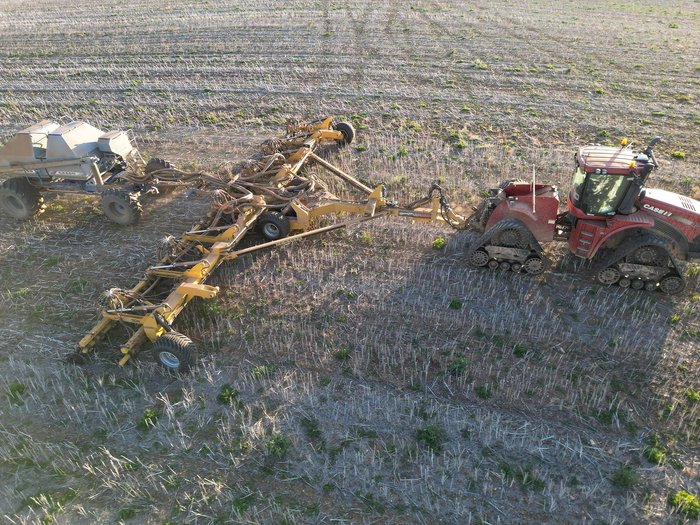 0 SERAFIN ULTISOW FORWARD FOLD S1872 SINGLE DISC SEEDER USED YELLOW