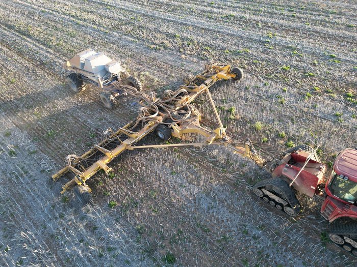 0 SERAFIN ULTISOW FORWARD FOLD S1872 SINGLE DISC SEEDER USED YELLOW