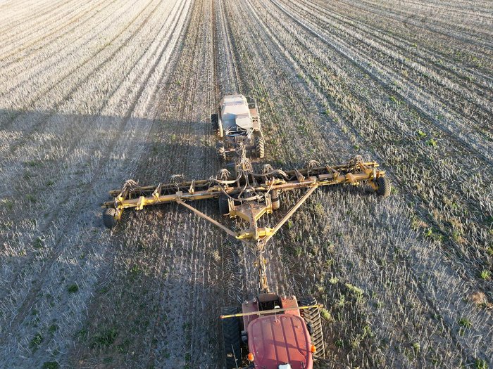 0 SERAFIN ULTISOW FORWARD FOLD S1872 SINGLE DISC SEEDER USED YELLOW